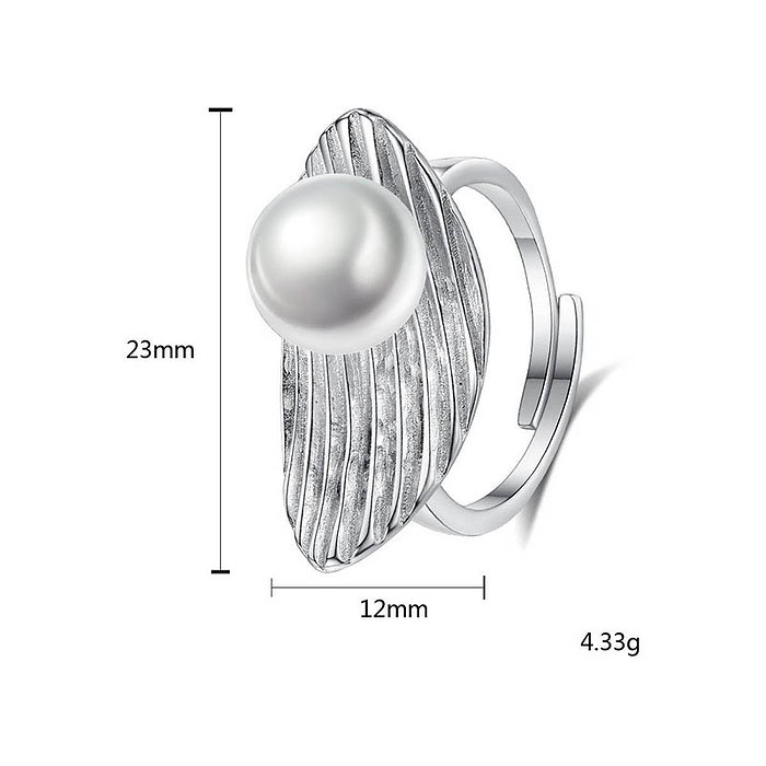 Statement Ring mit Perle