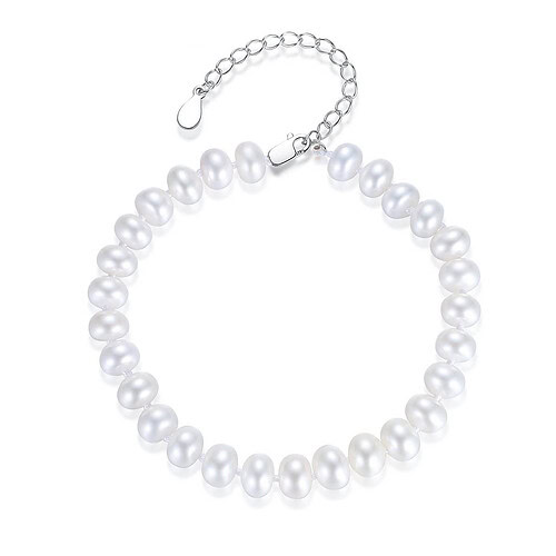 Perlen Armband Silber Damen