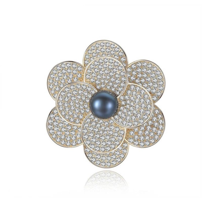 Damen Brosche Silber