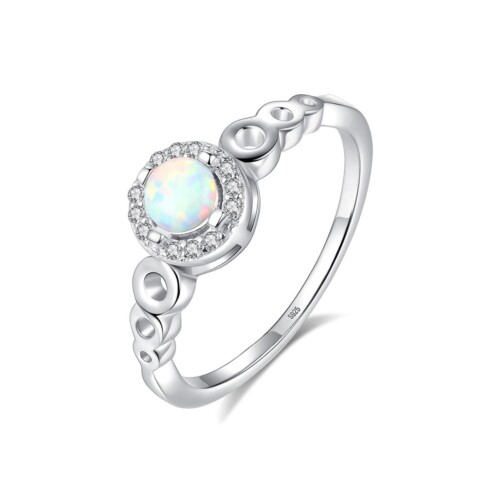 Runden Opal Ring Für Freundin