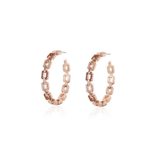 Rosegold Hoop Ohrringe für Damen