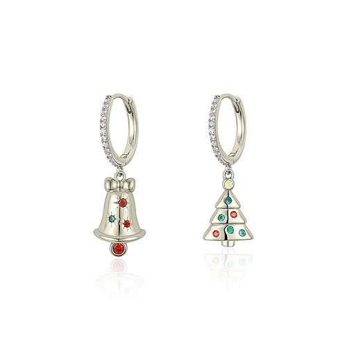 Hoop Ohrringe Weihnachten für Damen