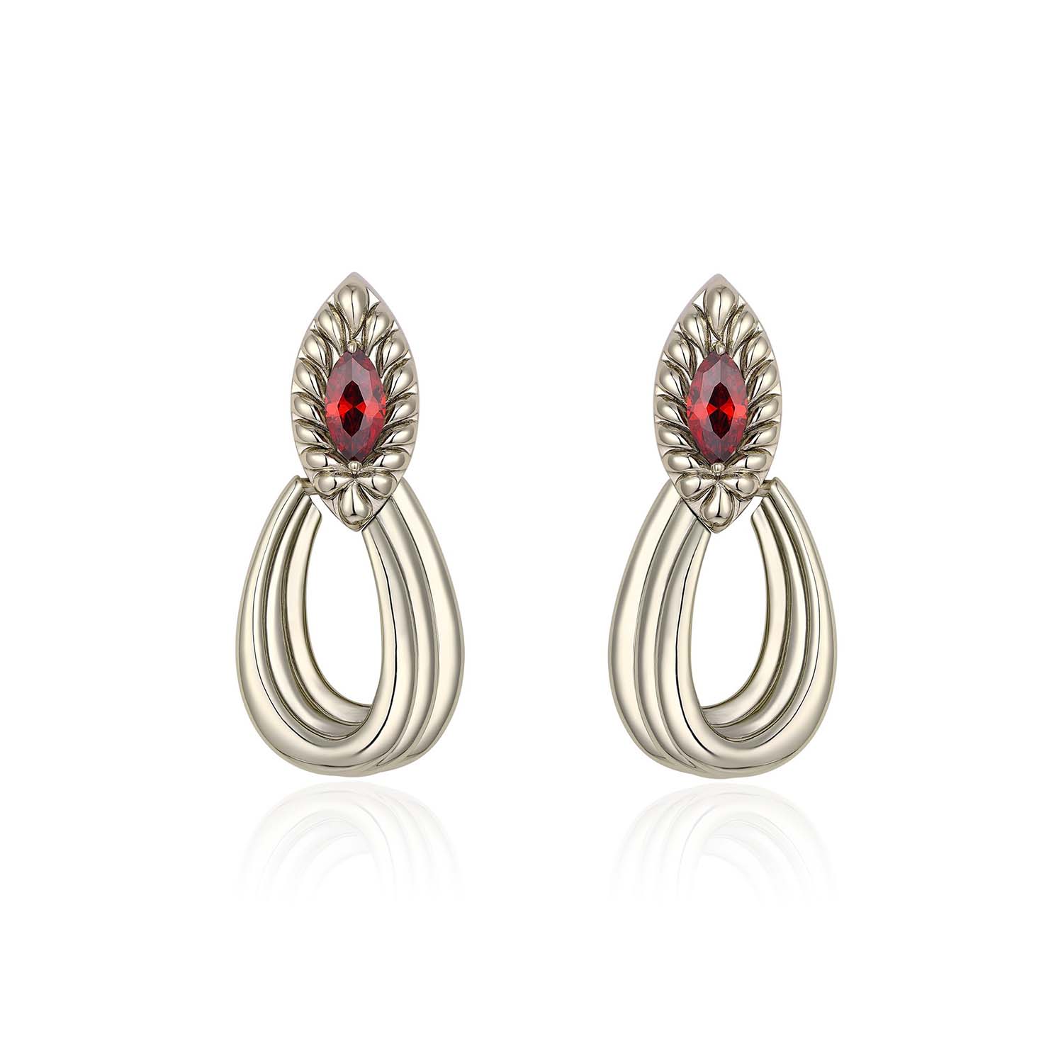 Damen Ohrringe Stecker Vintage Style