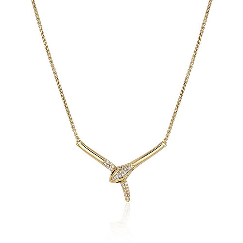 Schlangen Kette Goldene für Freundin