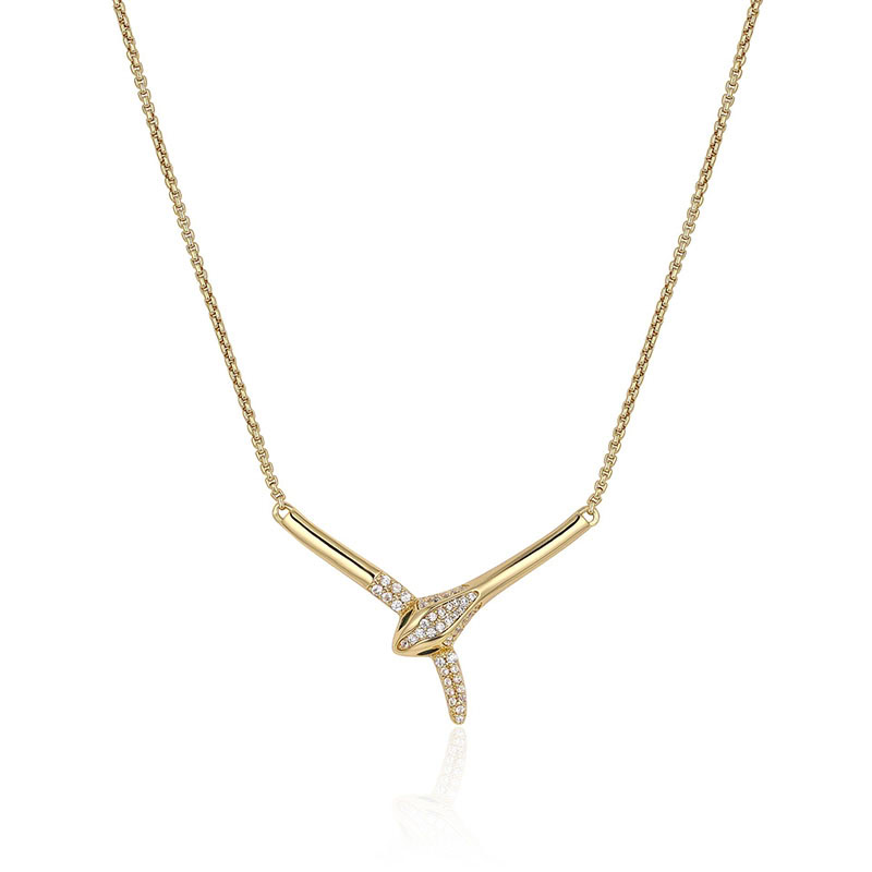 Schlangen Kette Goldene für Freundin