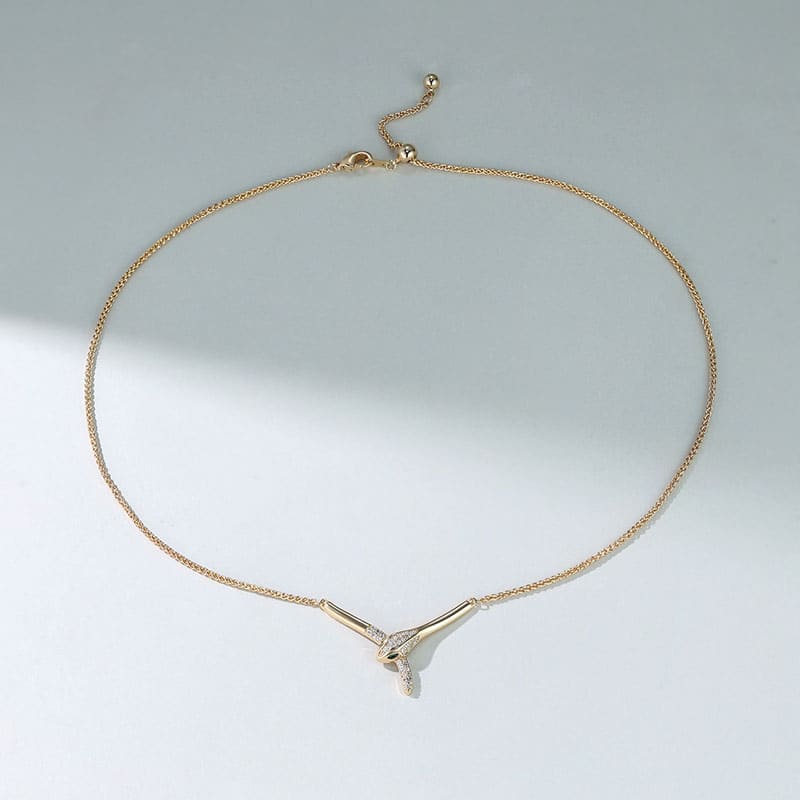Schlangen Kette Goldene für Freundin