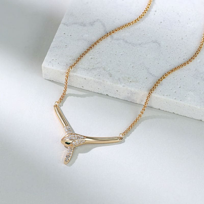 Schlangen Kette Goldene für Freundin