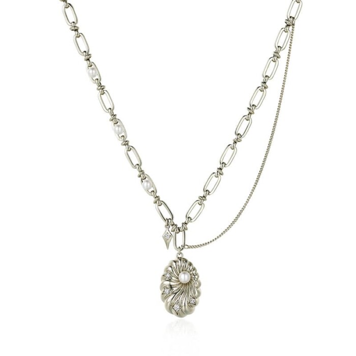 Modeschmuck Kette mit Conch