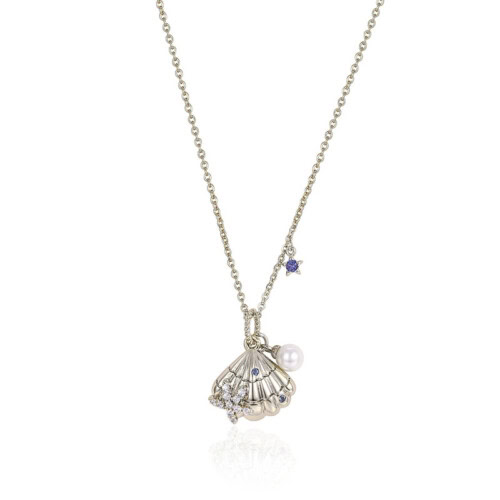 Damen Kette mit Muschel Anhänger