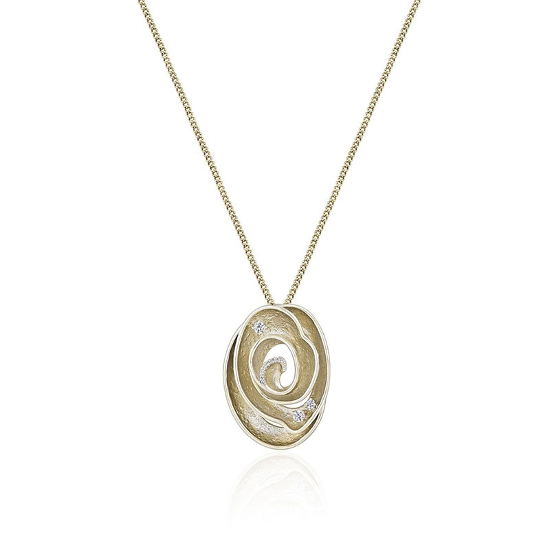 Damen kette mit Geometrische Formen