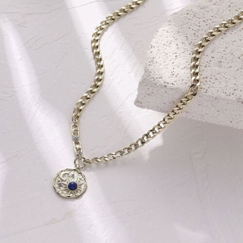 Damen Vergoldet Kette mit Anhänger