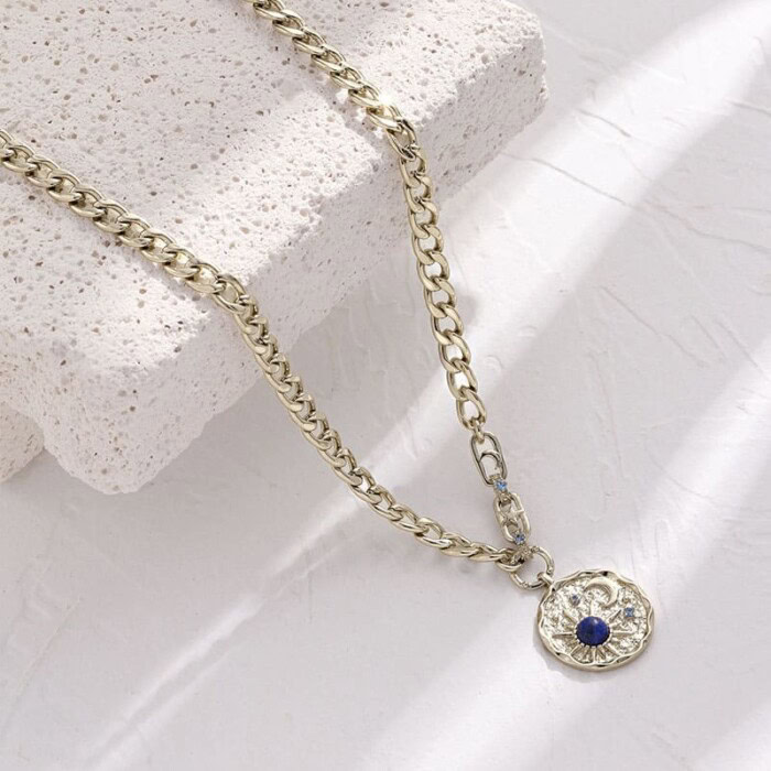 Damen Vergoldet Kette mit Anhänger