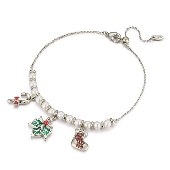 Damen Armband mit Weihnachtsbaum Anhänger