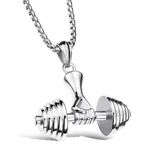 Kette mit Hantel Anhänger