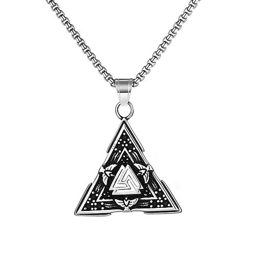 Herren Modeschmuck Kette mit Dreieck
