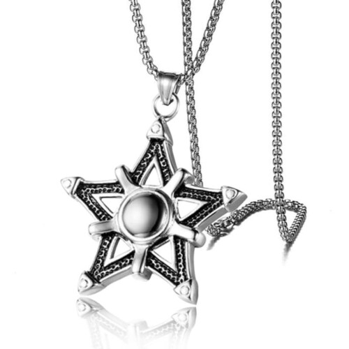 Pentagramm Anhänger Kette