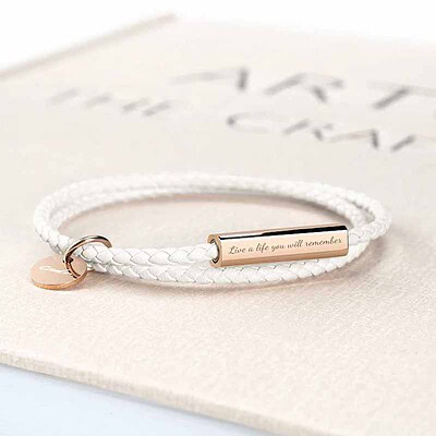 Lederarmband mit Gravur