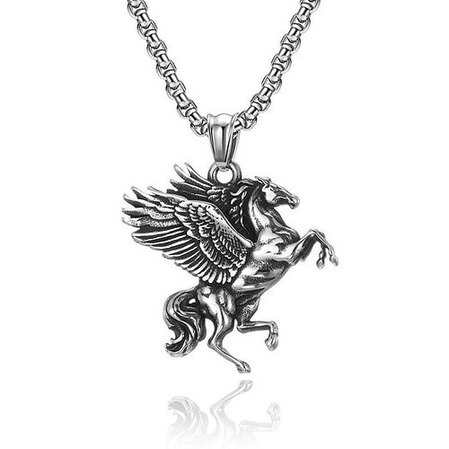 Titan Kette mit Pferd Anhänger