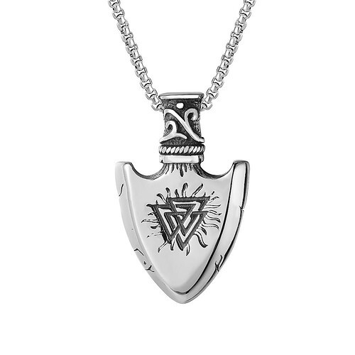 Herren Kette mit Pfeil Anhänger