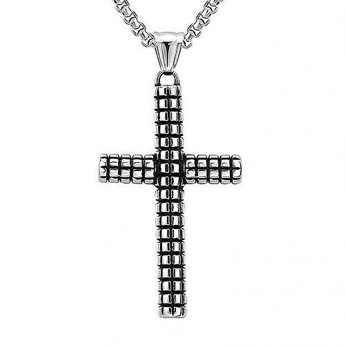 Männer Kreuz Anhänger Kette