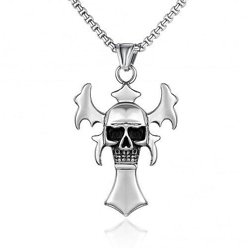 Totenkopf Knochen Kette