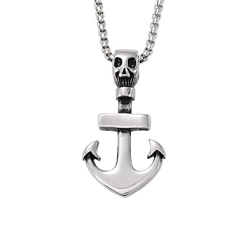 Anker Totenkopf Kette