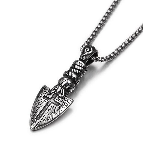 Pfeil Anhänger Kette Aus Titan