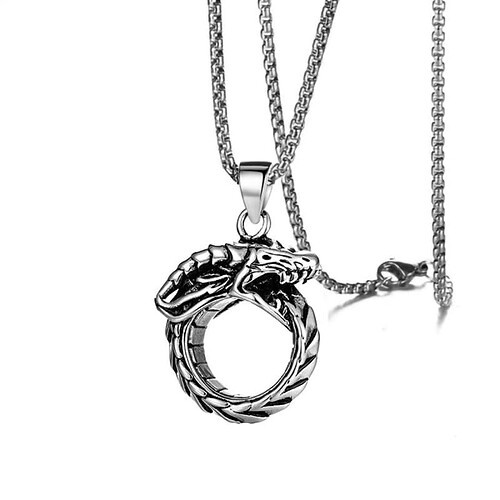Spiel Schlange Kette Aus Titan