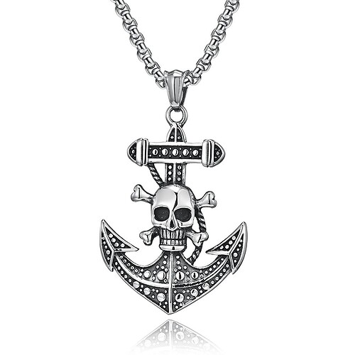 Totenkopf Anker Kette Aus Titan