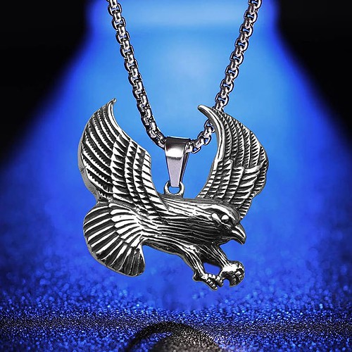 Titan Kette mit Adler Anhänger