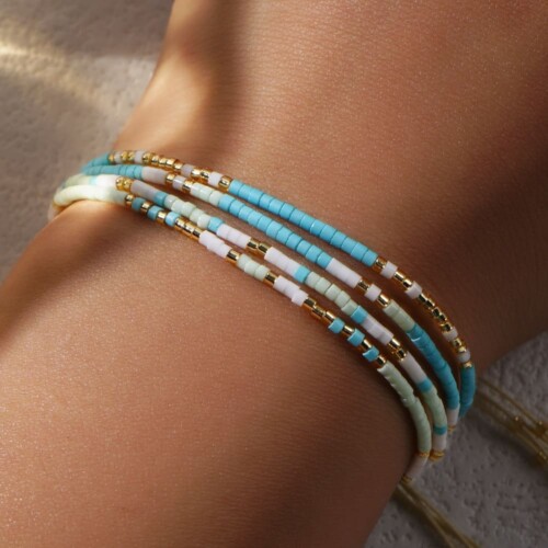 Layering Armband Aus Miyuki Perlen