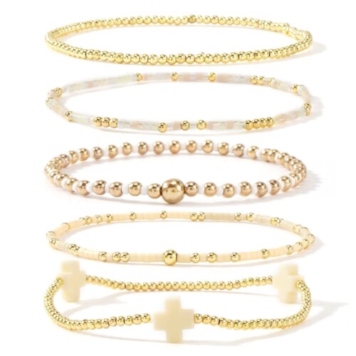Kreuz Miyuki Armband Set
