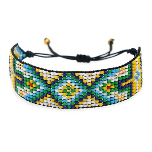 Zugverschluss Armband Aus Perlen