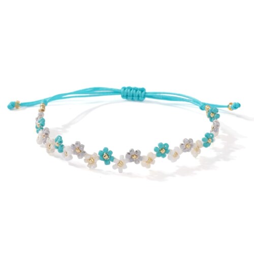 Blumen Armband Aus Miyuki Perlen