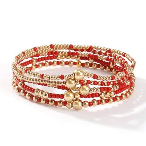 Roter Armband Aus Miyuki