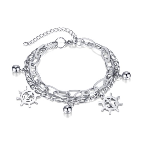 Anker Anhänger Armband Titan