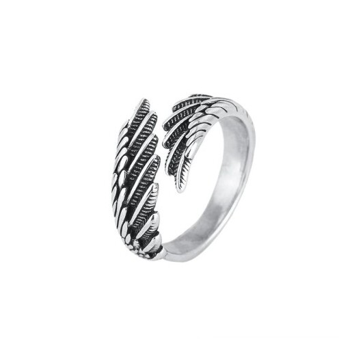 Schwarz Engelsrufer Ring für Frauen