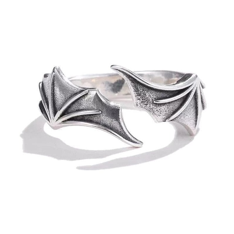 Silber Fledermaus Ring