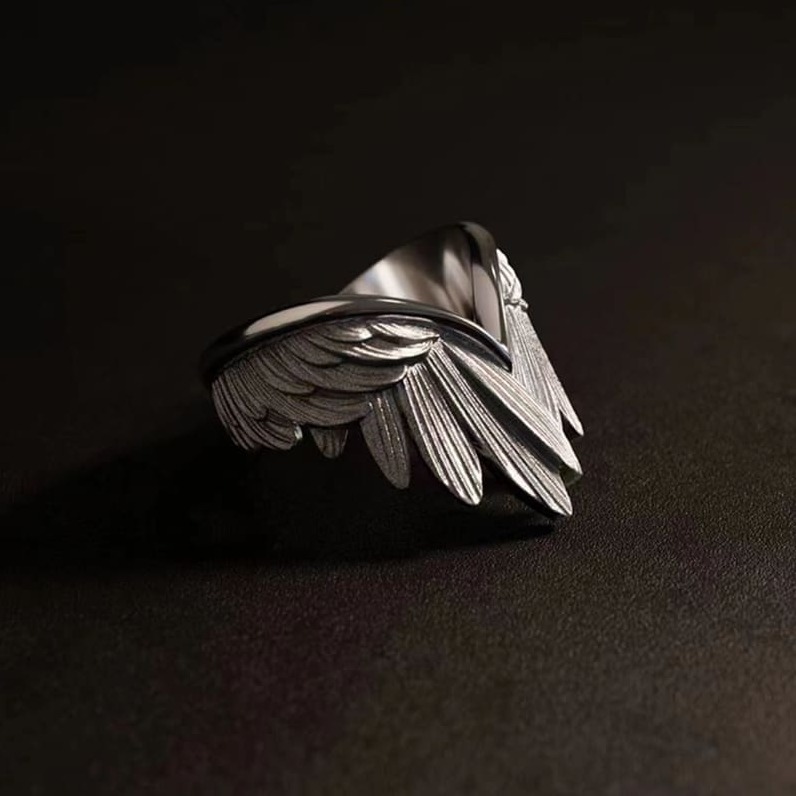 Modeschmuck Flügel Ring – Bild 4
