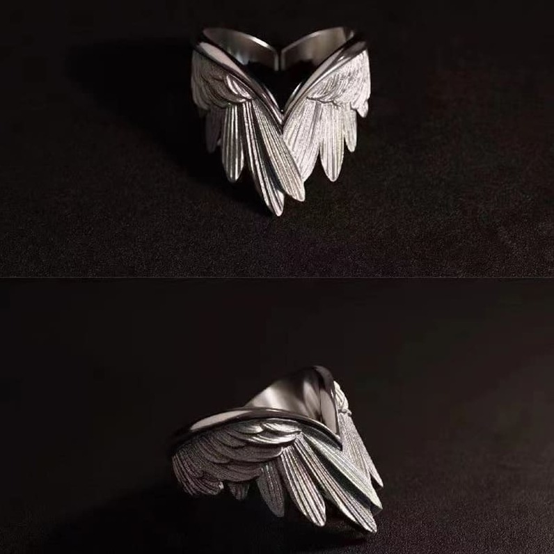 Modeschmuck Flügel Ring – Bild 5