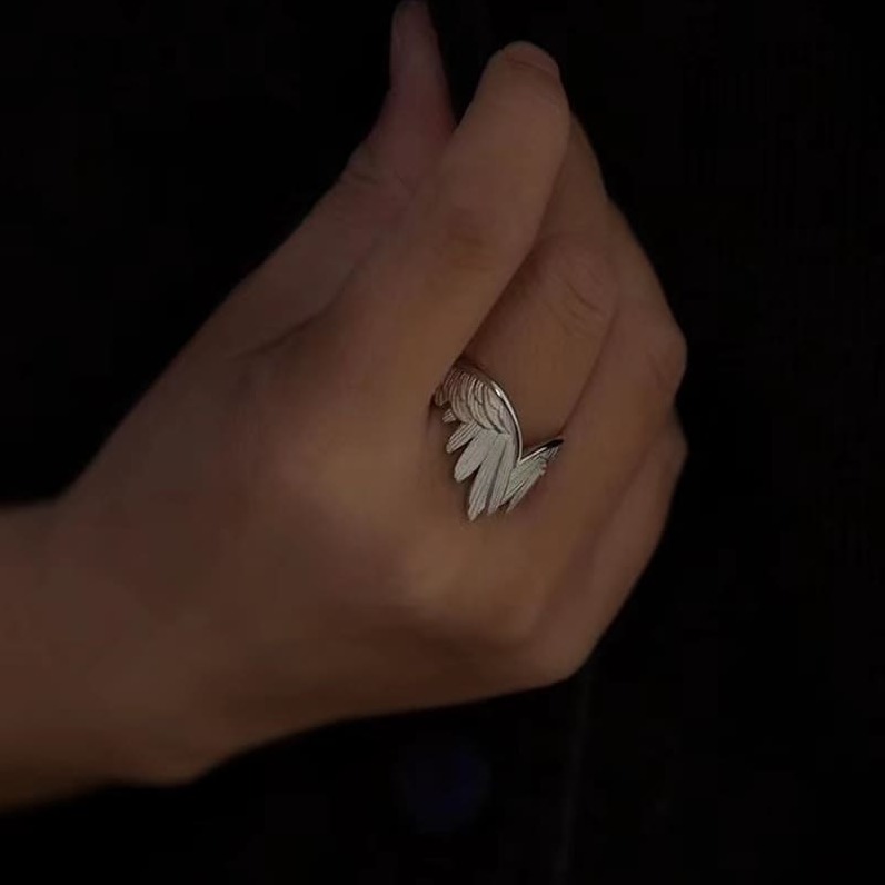 Modeschmuck Flügel Ring – Bild 2