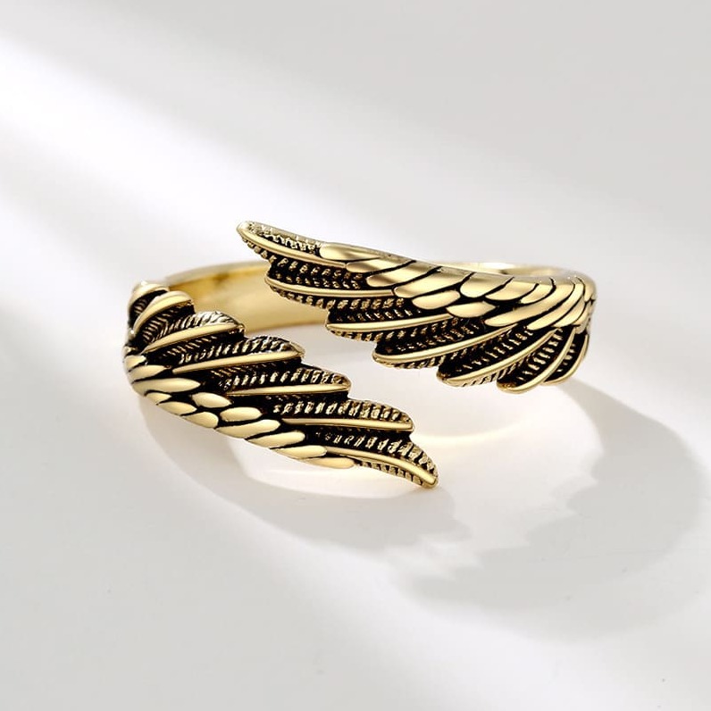 Vintage Engelsflügel Ring
