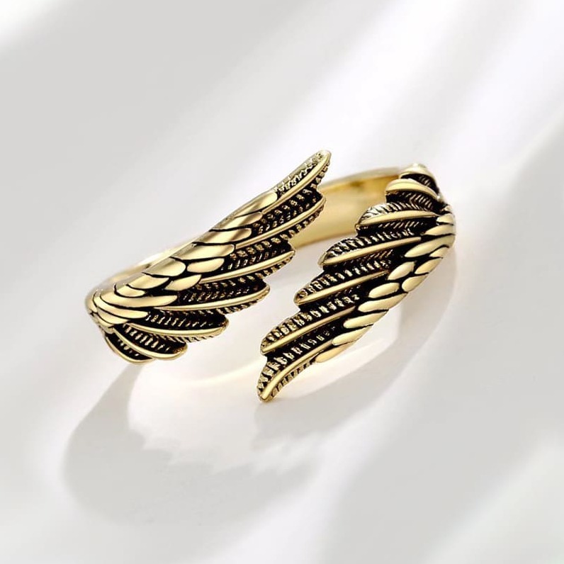 Vintage Engelsflügel Ring