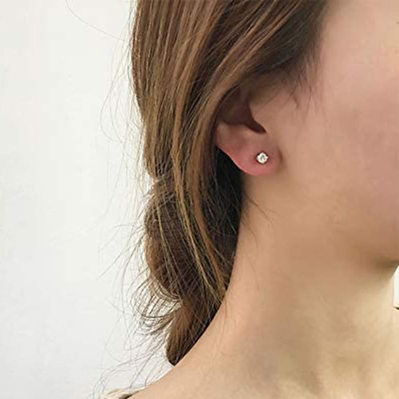 Zirkonia Ohrstecker Set für Damen
