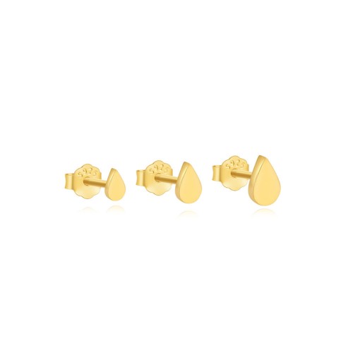Tropfen Ohrstecker Set