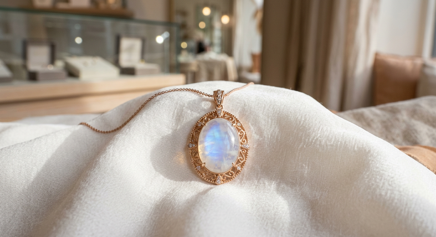 Die Magie des Mondsteins – zwischen Mythos und Moderne - Mondstein Schmuck Bild 1