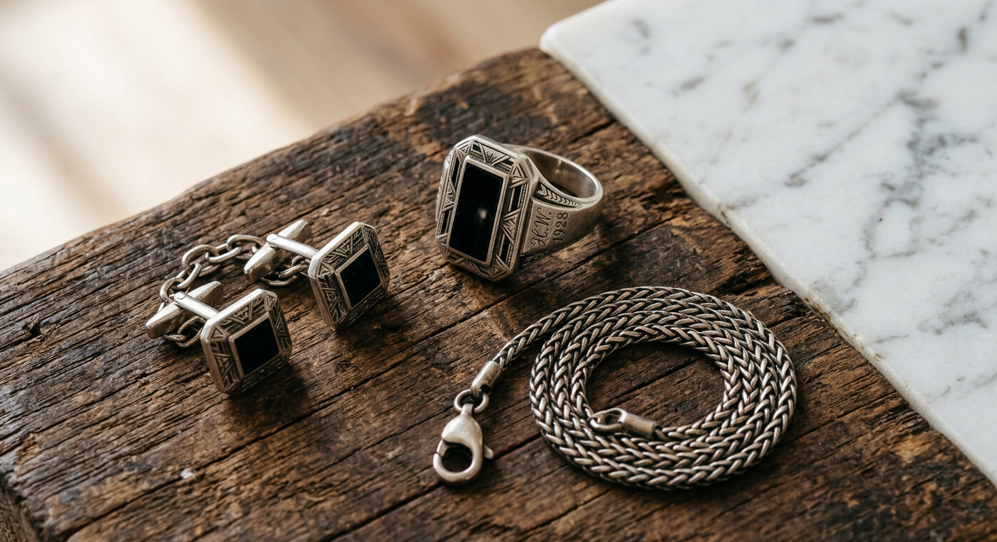 Wie die 1920er den coolen Herrenschmuck neu definierten - Herrenschmuck 1920er Bild 1
