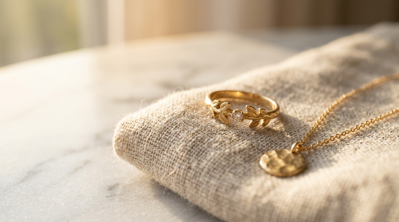Das Geheimnis müheloser Eleganz: Fokus aufs Detail - mühelose Eleganz Schmuck Bild 1